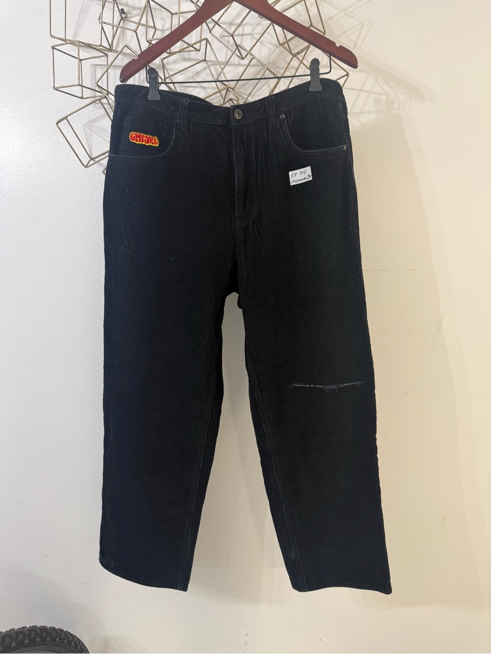 Men's Black empyre Corduroy Pants